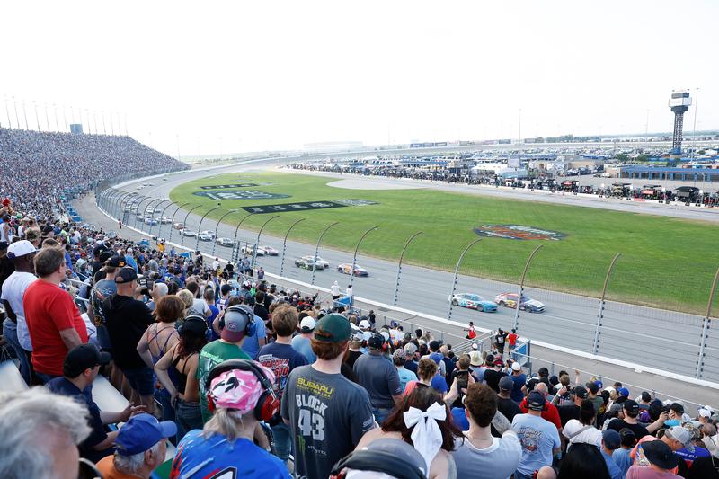 NASCAR AT CHICAGOLAND SPEEDWAY