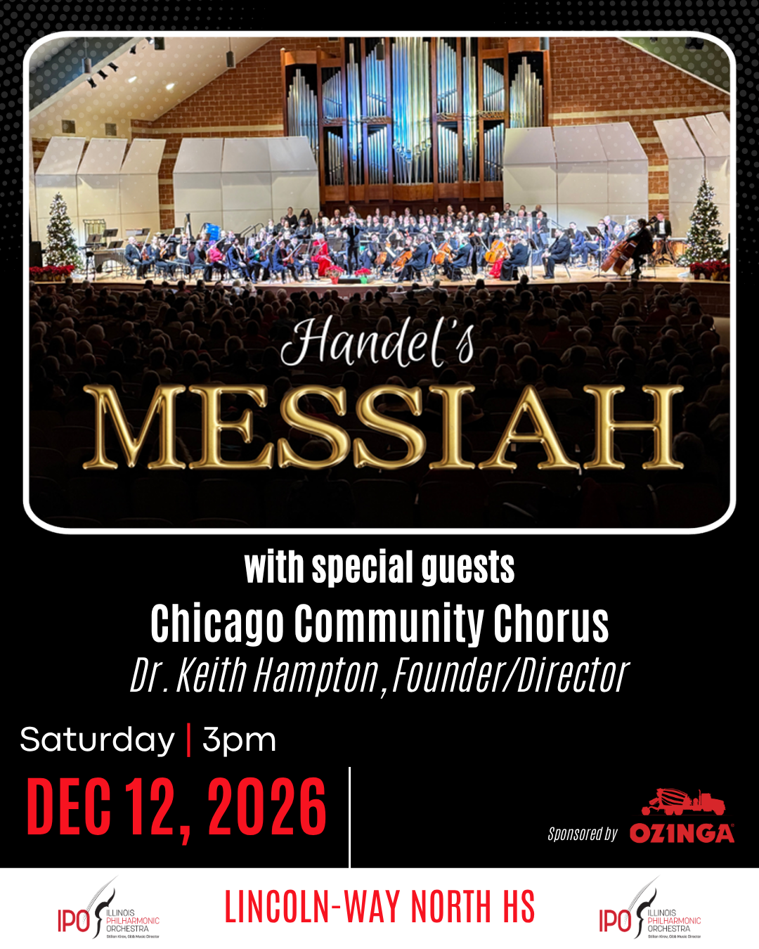 ILLINOIS PHILHARMONIC ORCHESTRA: HOLIDAY CONCERT - HANDEL'S 