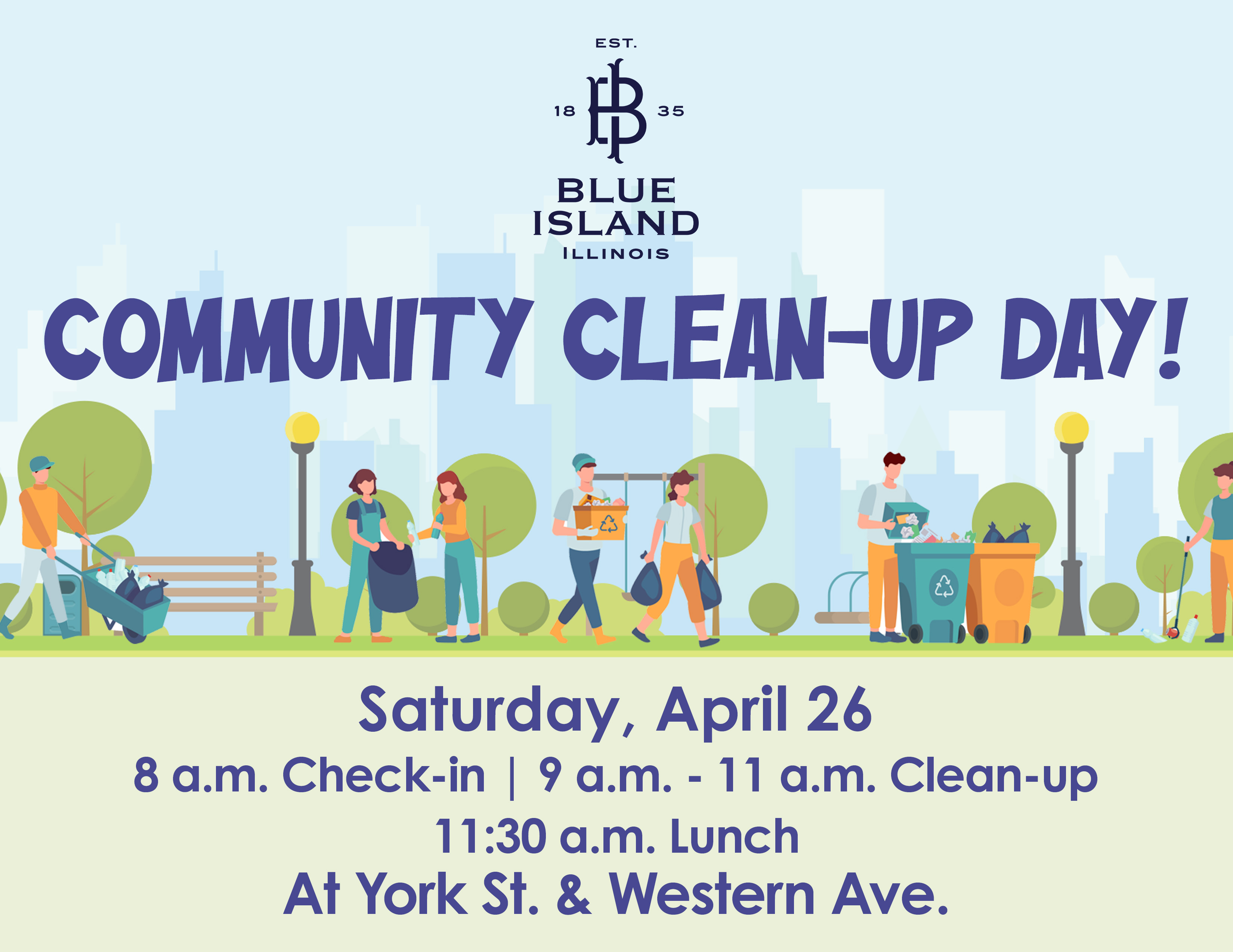 BLUE ISLAND COMMUNITY CLEAN UP
