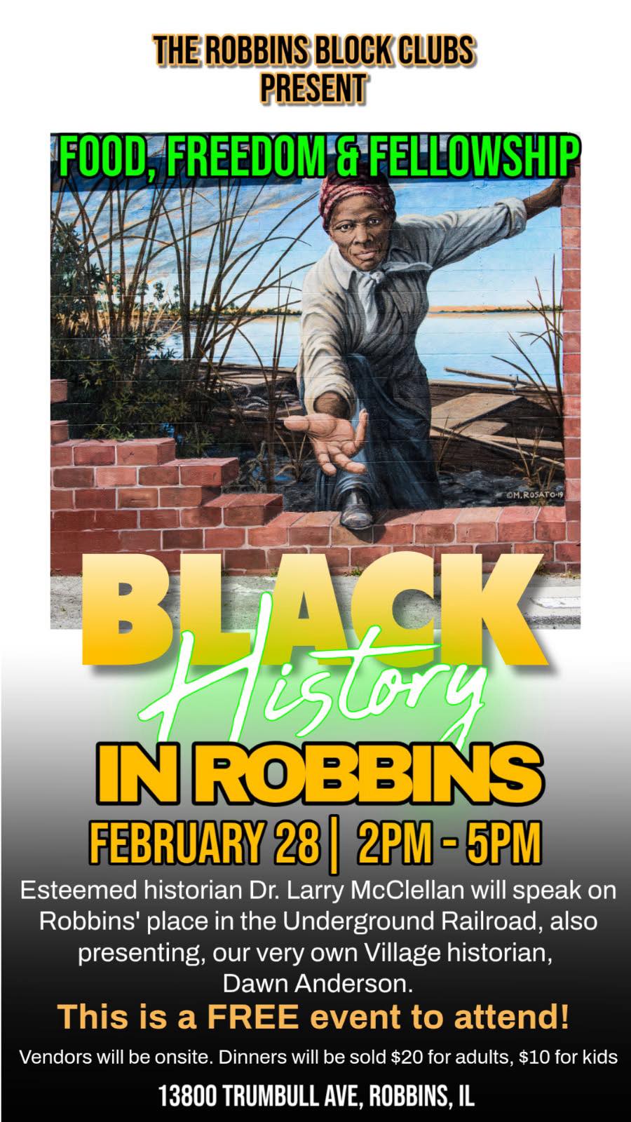 “BLACK HISTORY IN ROBBINS” COMMUNITY CELEBRATION