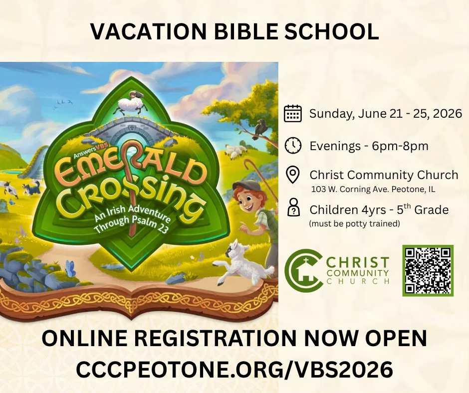 CHRIST COMMUNITY CHURCH VACATION BIBLE SCHOOL