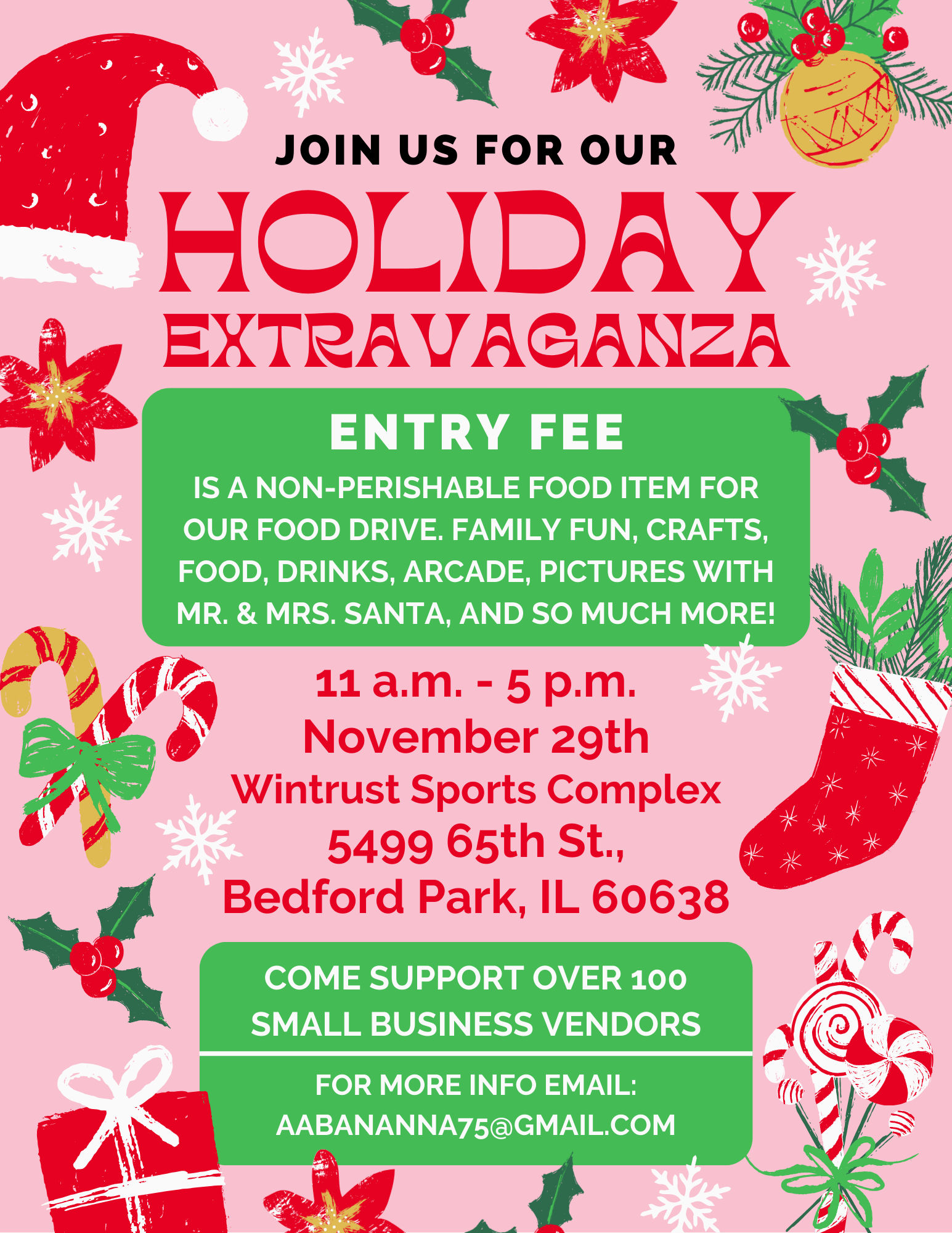 HOLIDAY EXTRAVAGANZA CRAFT FAIR