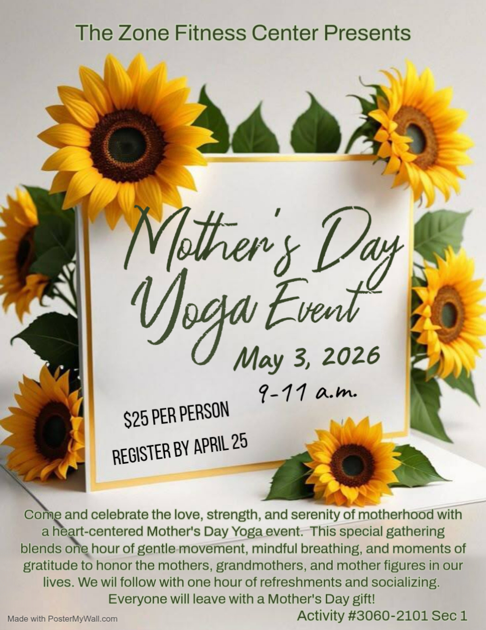 MOTHER'S DAY YOGA EVENT